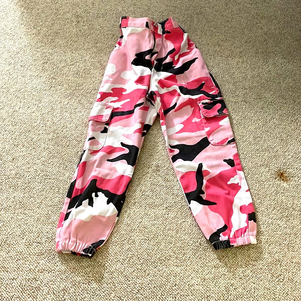 Cute pink jeans